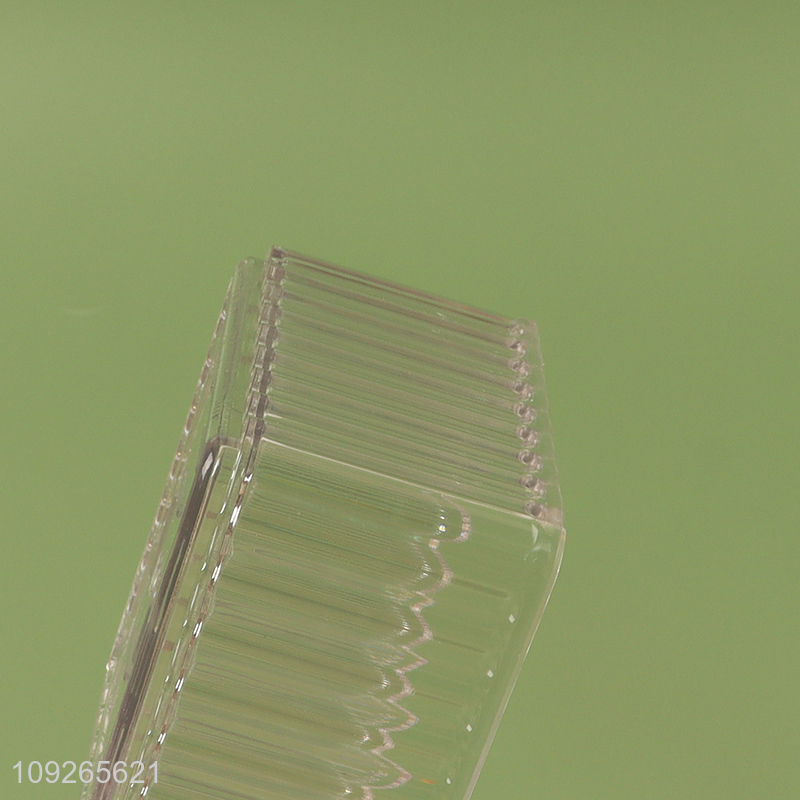 Hot products square clear plastic storage box desktop organizer for sale