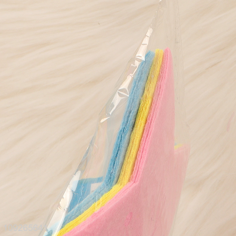 Factory supply 6pcs star shape party supplies decorative sticker set