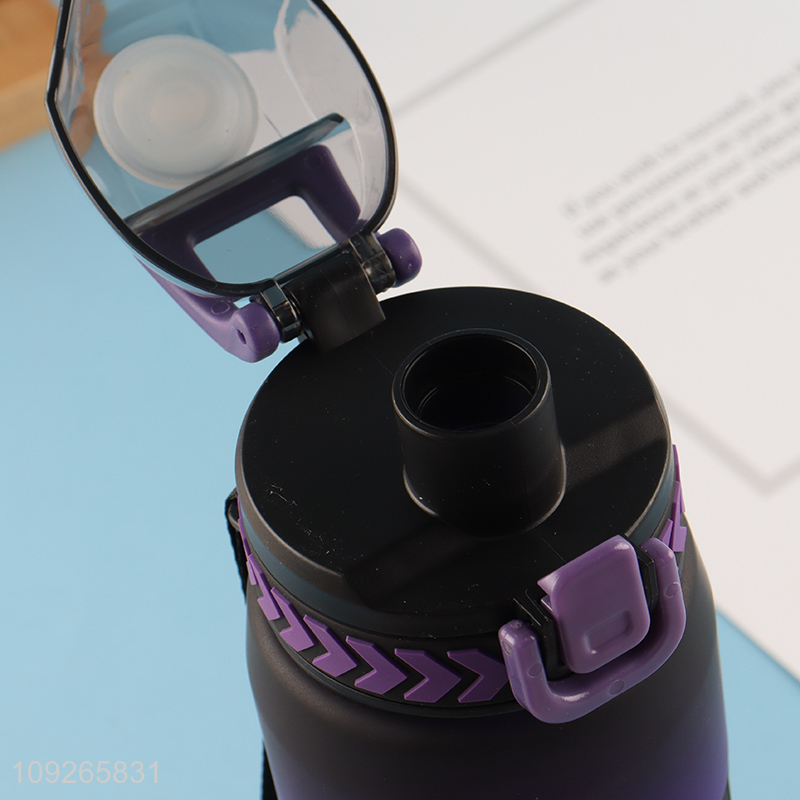 Wholesale Portable Large Capacity Plastic Sports Water Bottle for Gym Fiteness