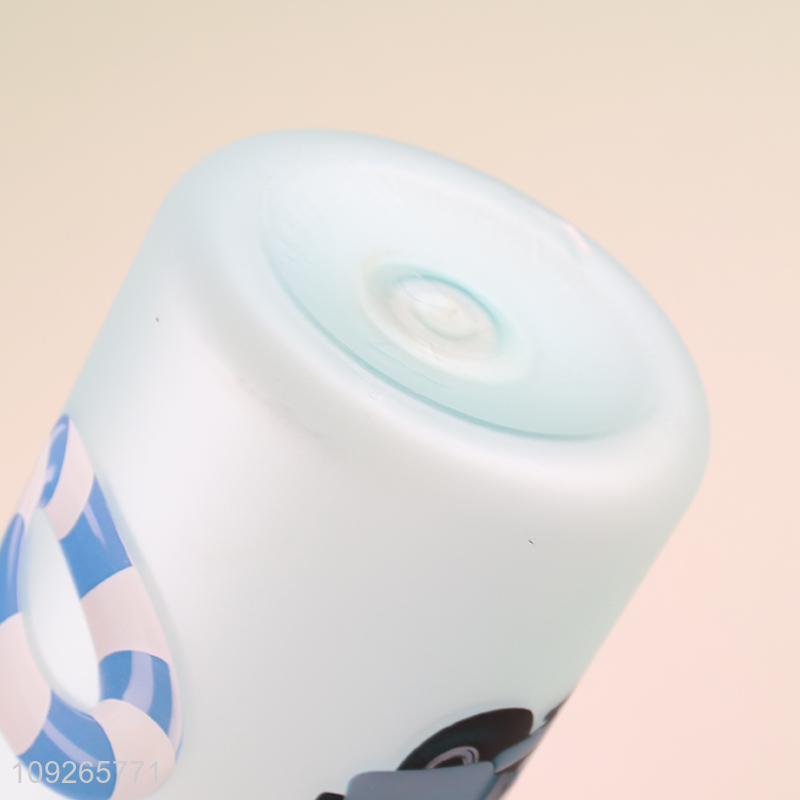 Wholesale Plastic Water Bottle Cute Plastic Water Bottle with Straw for Kids