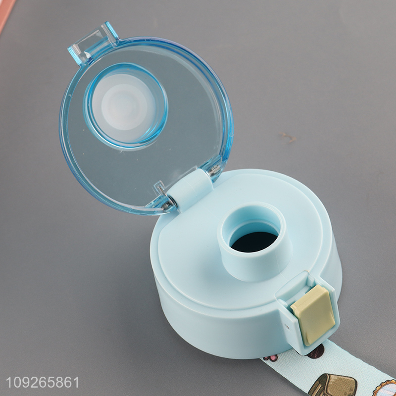 New Product Plastic Water Bottle Custom Logo Plastic Water Bottle with Straw