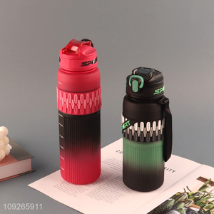 Factory Supply Plastic Water Bottle Portable Leakproof Plastic Sports Water Bottle