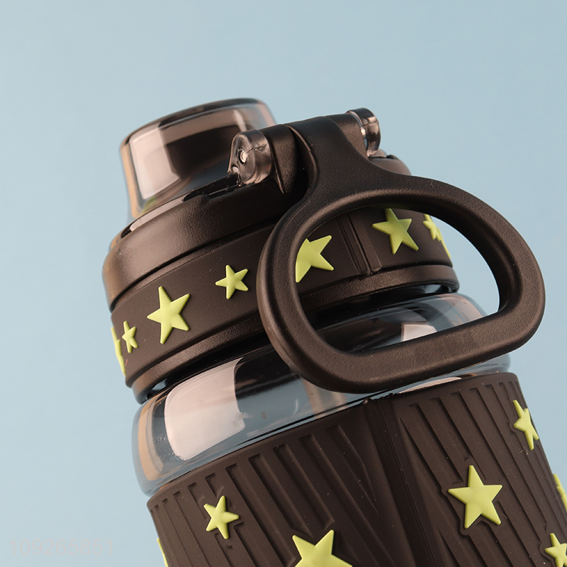 Good Quality Plastic Sports Water Bottle Leakproof Plastic Water Bottle with Straw