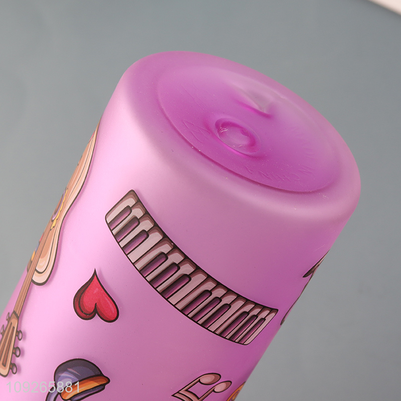 High Quality Custom Print Plastic Water Bottle with Handle for Home Office