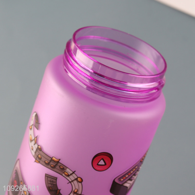 High Quality Custom Print Plastic Water Bottle with Handle for Home Office