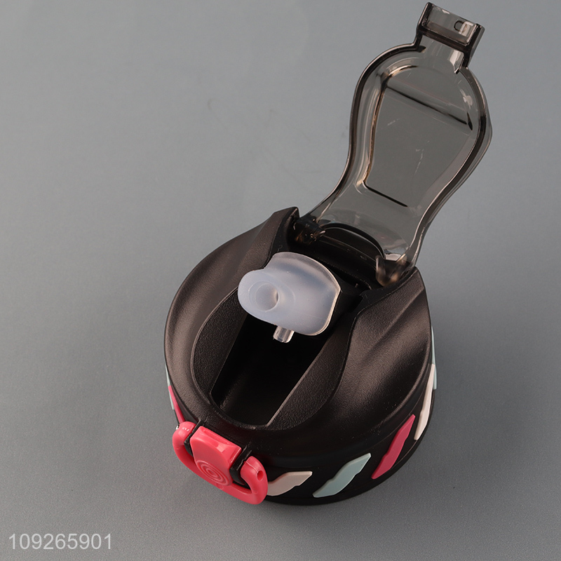 China Imports Portable Outdoor Plastic Sports Water Bottle with Flip Top Lid