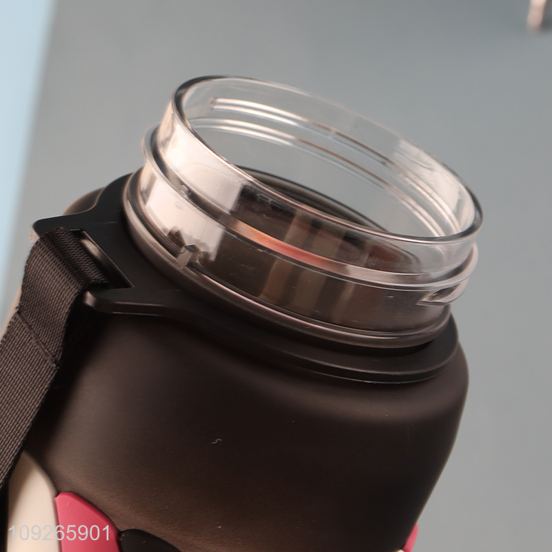 China Imports Portable Outdoor Plastic Sports Water Bottle with Flip Top Lid