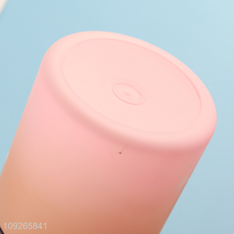 New Arrival Plastic Sports Water Bottle with Straw & Leakproof Lid for Students