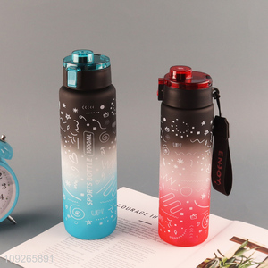Hot Selling Large Capacity Plastic Water Bottle for Office Fitness Workouts