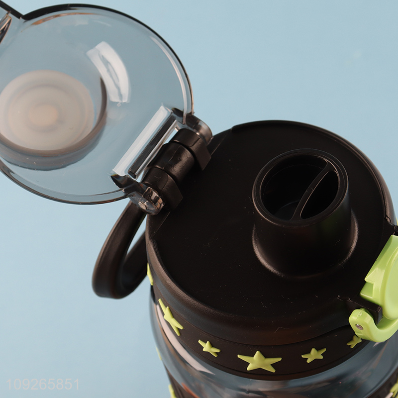 Good Quality Plastic Sports Water Bottle Leakproof Plastic Water Bottle with Straw