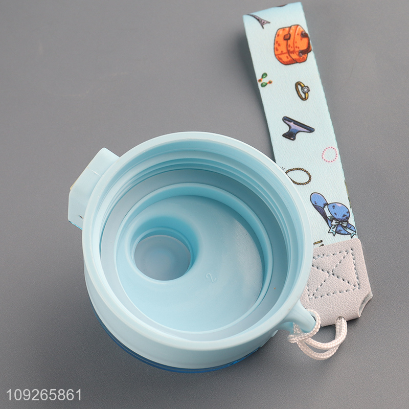 New Product Plastic Water Bottle Custom Logo Plastic Water Bottle with Straw