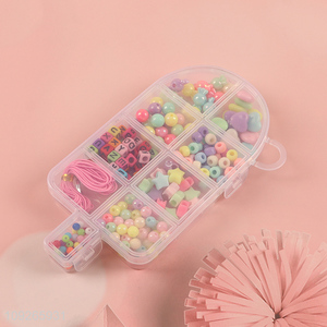Hot selling children creative diy bead toys diy jewelry toy set wholesale