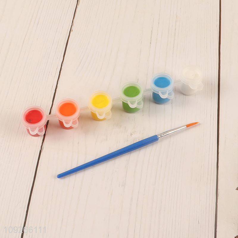 Latest products children diy rainbow plaster paint set painting toys