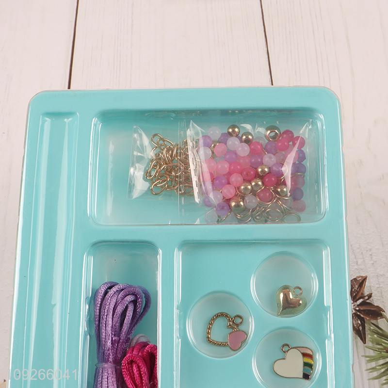 Good quality little princess kids girls diy beading jewelry toys for sale