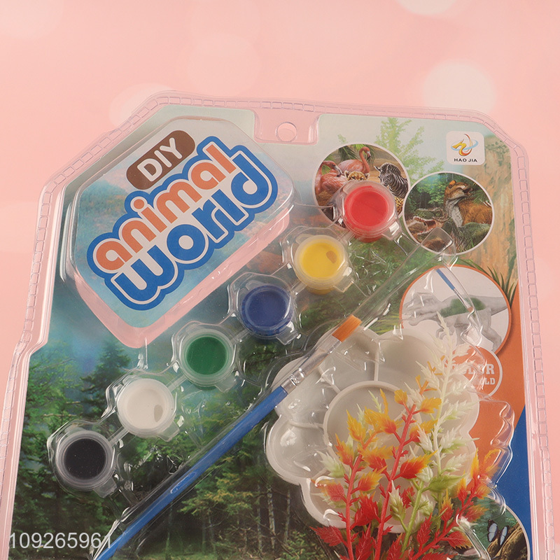 Hot products animal world series kids diy painting toys for sale