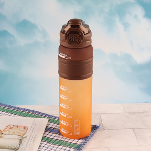 High Quality 1000ML Water Bottle Portable Plastic Sports Water Bottle with Handle