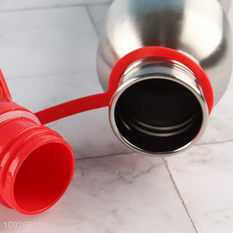 Good Qualit 750Ml Stainless Steel Sports Water Bottle for Outdoor Camping Cycling