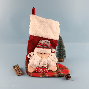 High Quality Christmas Stockings Santa Claus Christma Socks for Kids Gifts