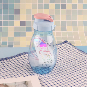 China Wholesale Kids Water Bottle Leakproof Plastic Water Bottle with Handle