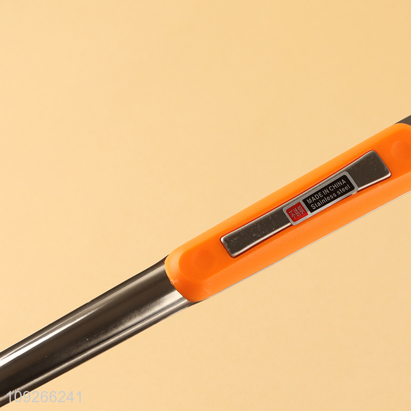 Hot Selling Stainless Steel Basting Spoon with Plastic Handle Kitchen Utensils