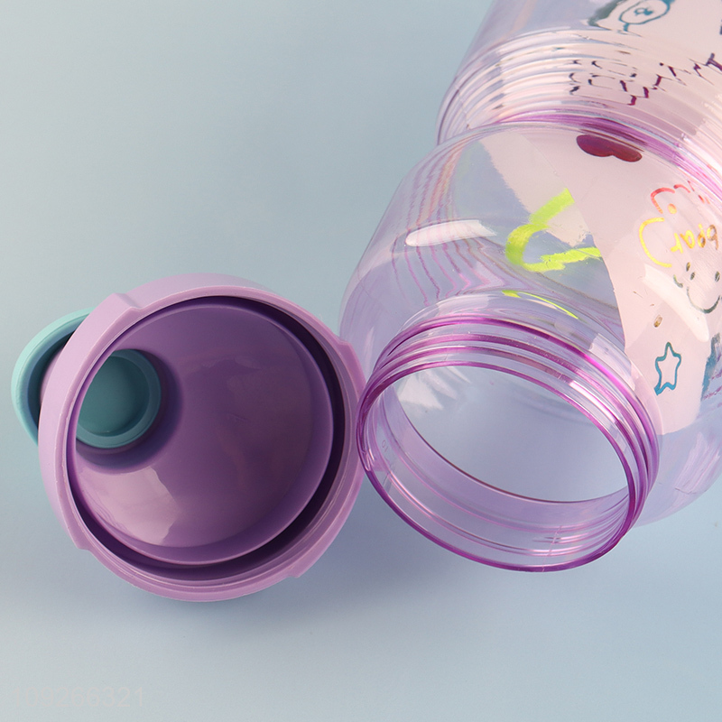 Good Quality Kids Water Bottle Leakproof Plastic Water Bottle with Handle