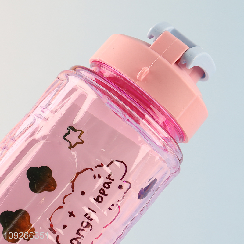 New Product Bear Shaped Water Bottle Leakproof Plastic Water Bottle for Kids
