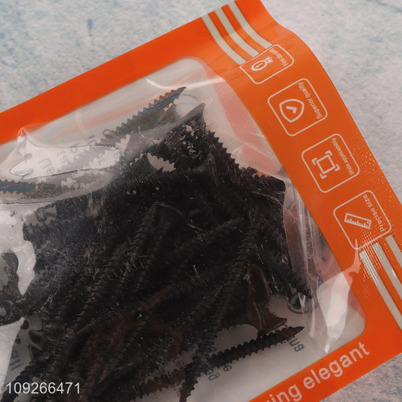China Imports 50PCS 3.5*50mm Drywall Screws Self Tapping Wood Screws