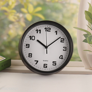 New Product Round Plastic Wall Clock Battery Operated Wall Clock for Kitchen