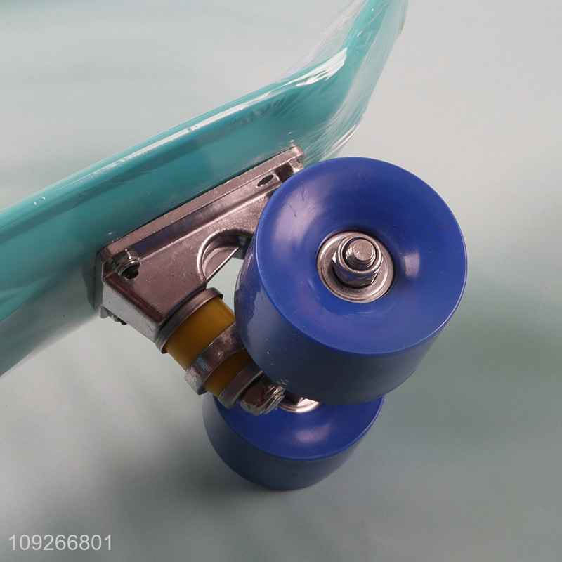 China Factory Light Weight Skateboard Youngster Skateboard Plastic PP Deck Skateboard