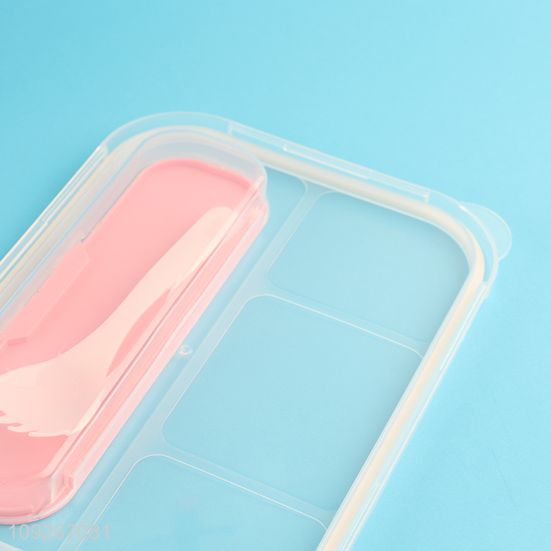 Yiwu market portable plastic school office lunch box set for sale