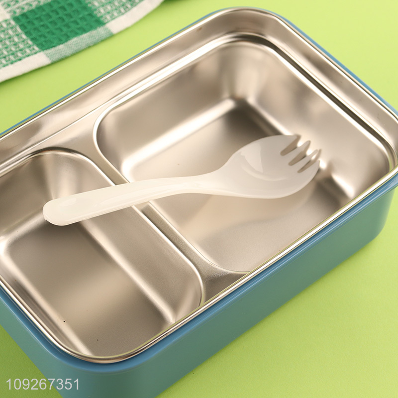 China products 2compartment school kids stainless steel lunch box set