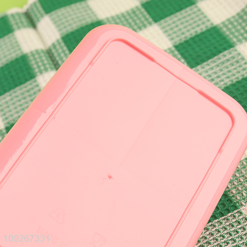 Low price 3compartment plastic portable lunch box set for sale