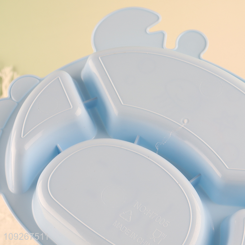 New arrival crab shape plastic dinner plate water cup set with tableware