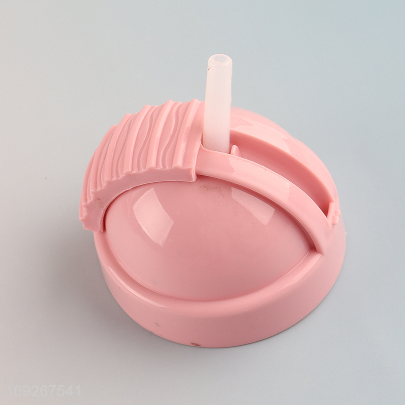 China products apple shape plastic dinner plate water cup straw cup set