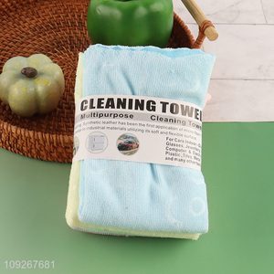 Good selling 5pcs home kitchen cleaning clothes cleaning towel set wholesale