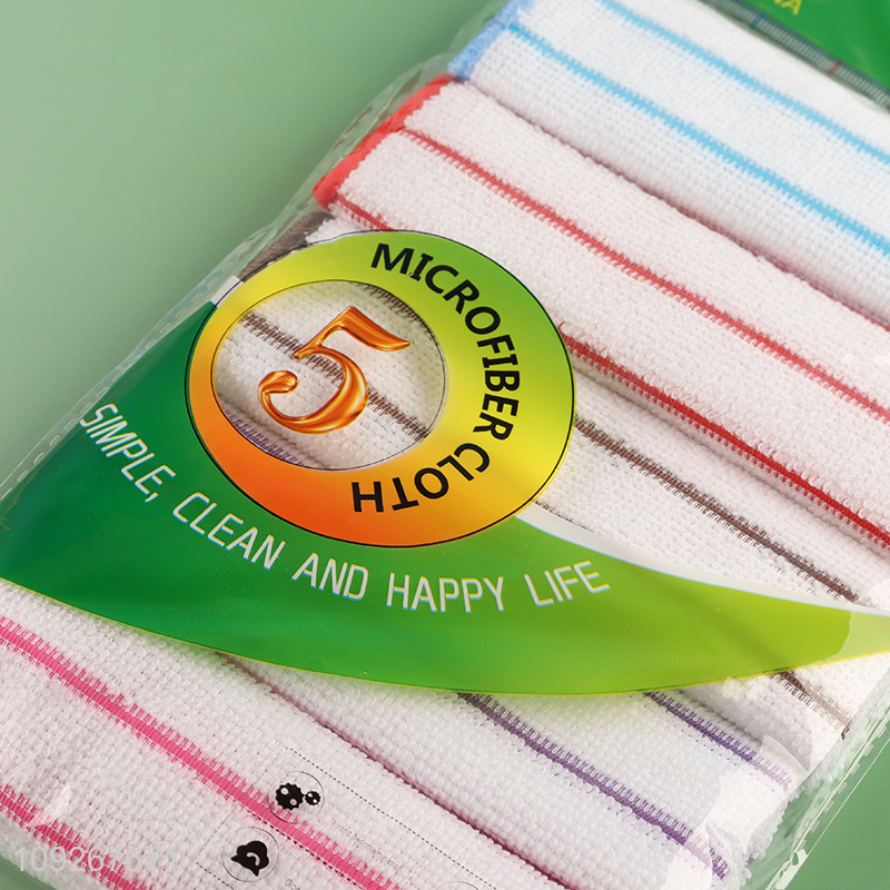 China supplier 5pcs reusable kitchen cleaning clothes cleaning towel set