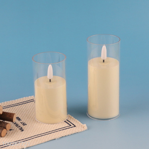 Yiwu market tabletop decor electronic candle battery power candle for sale