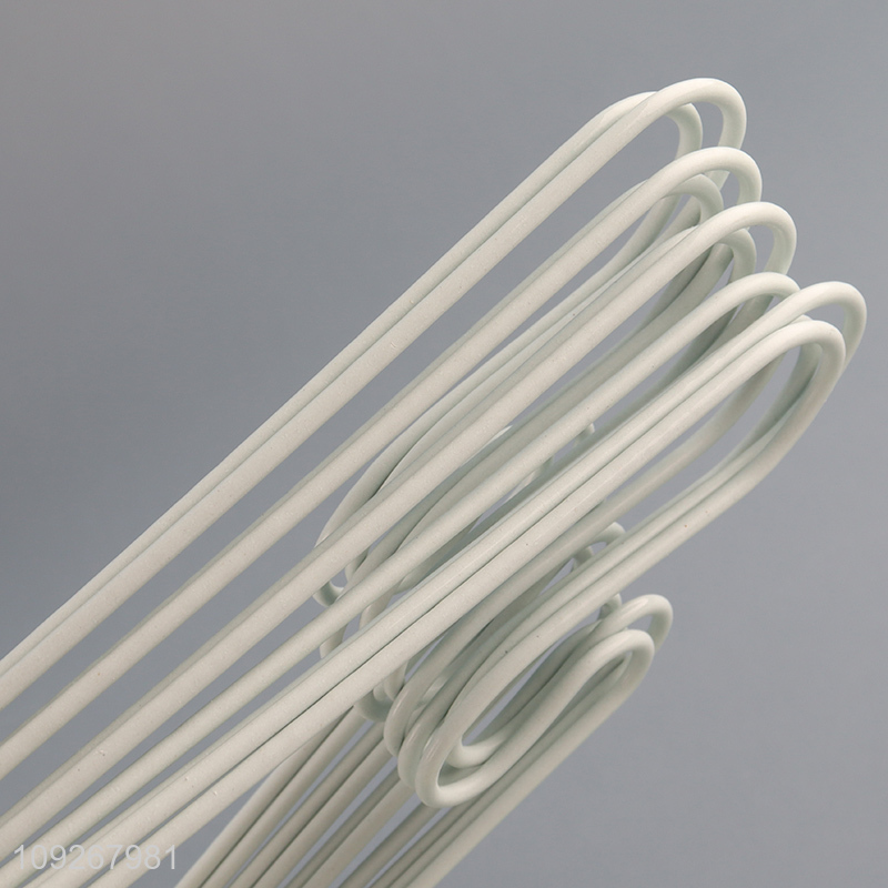 Hot products plastic-coated hanger hanging clothes rack for sale