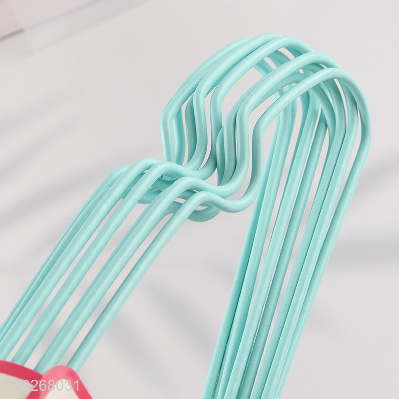 Factory direct sale non-slip plastic-coated hanger clothes rack wholesale