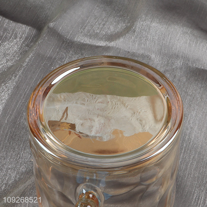 Hot selling glass unbreakable water cup coffee cup with handle