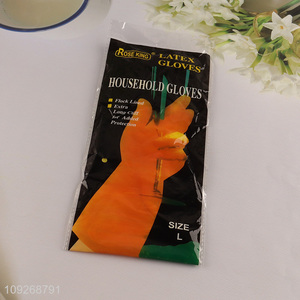 Most popular reusable household cleaning gloves latex gloves for sale