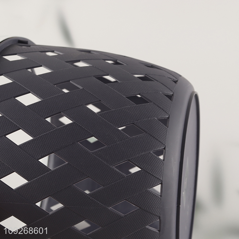 China products household hollow plastic storage basket with handle