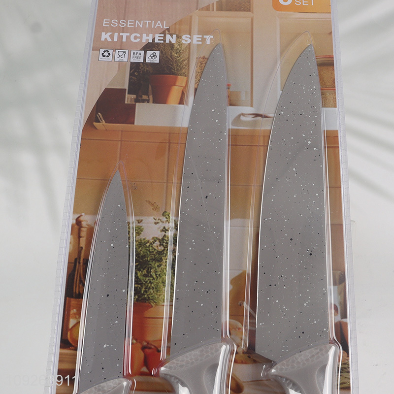 Factory Price 3 Pieces Stainless Steel Multi-Purpose Kitchen Chef Knives Set