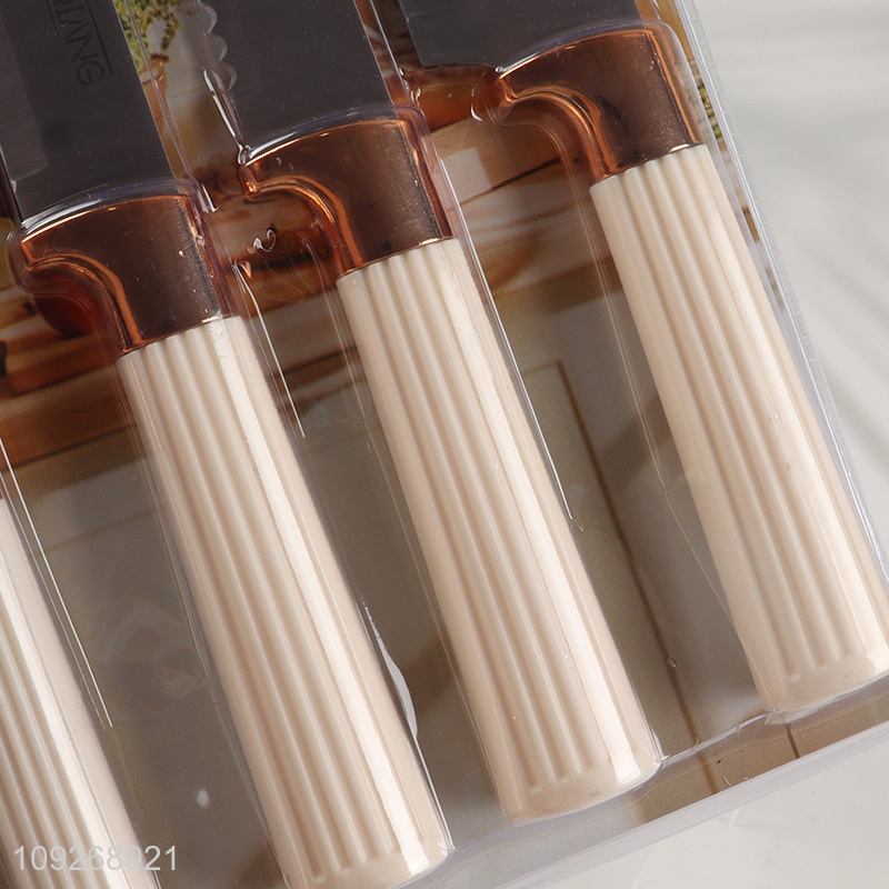 China Imports 5 Pieces Stainless Steel Kitchen Knives Multi-Purpose Knives Set