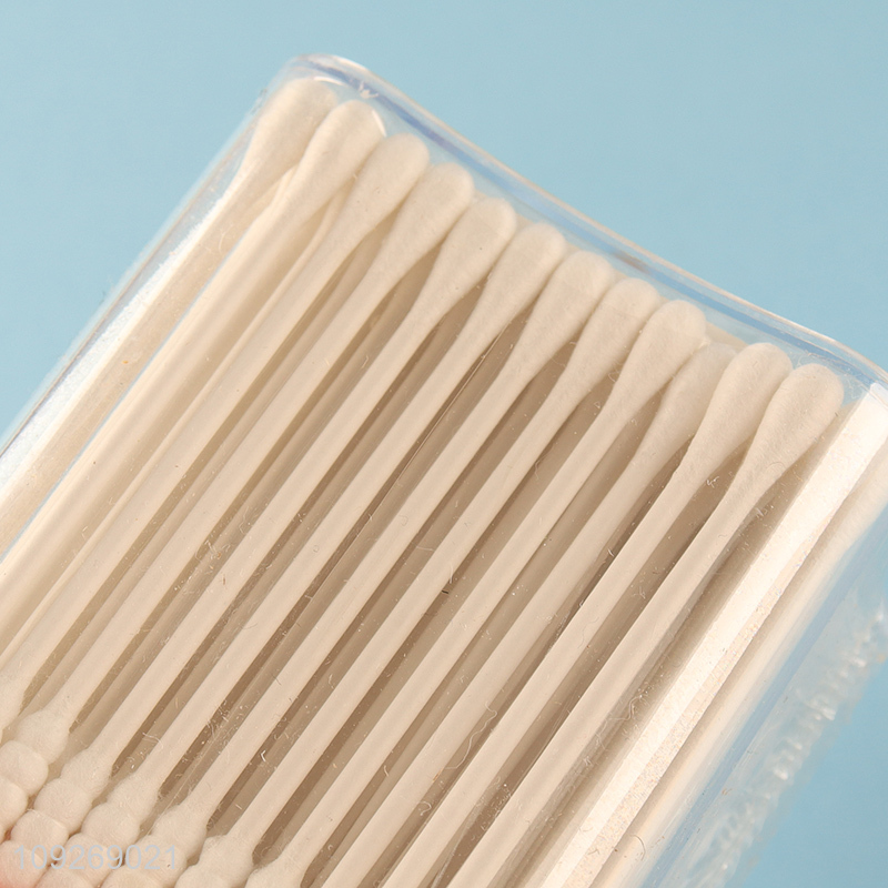 Good selling household 180pcs paper stick cotton swab cotton bud wholesale