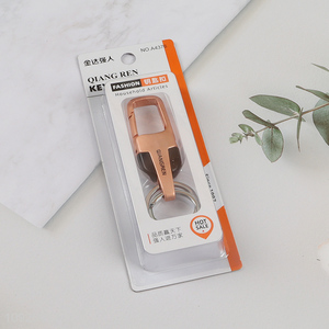 China Wholesale Custom Logo Keyring Metal Key Chain Metal Keyring Keychain