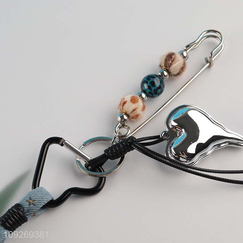 Popular products leather portable keychain key ring for sale