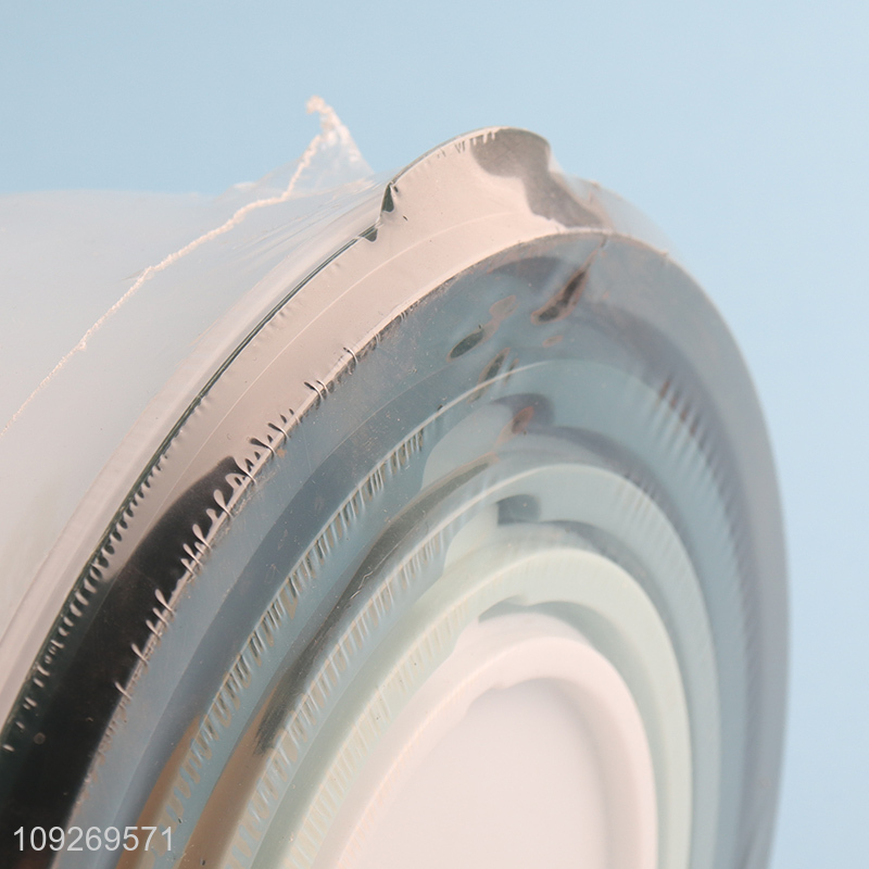 Factory supply round home kitchen food container storage box with lid