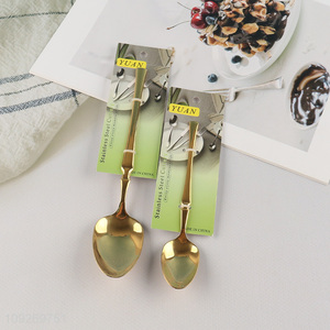 Yiwu market reusable stainless steel cutlery spoon for home restaurant