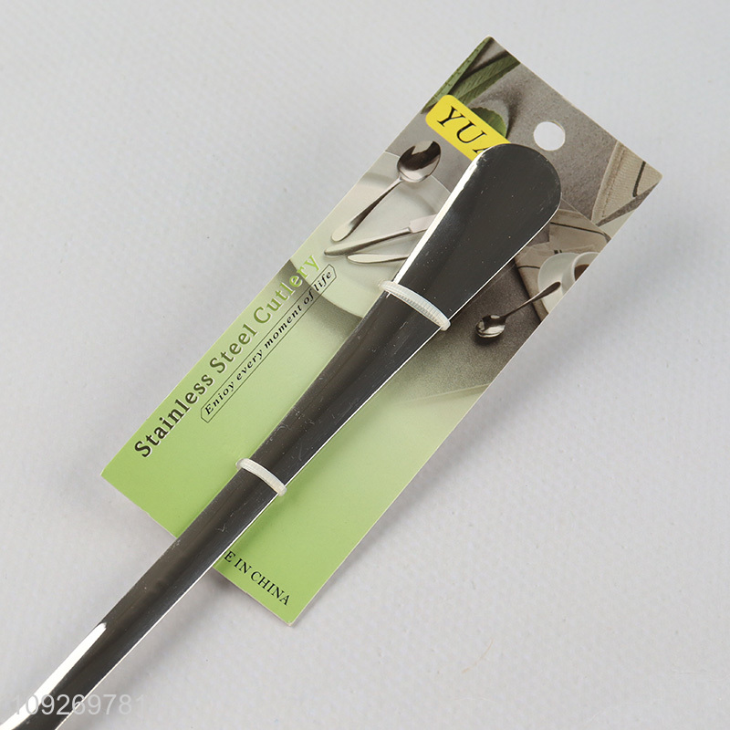 Factory price stainless steel home restaurant kitchen utensil slotted ladle